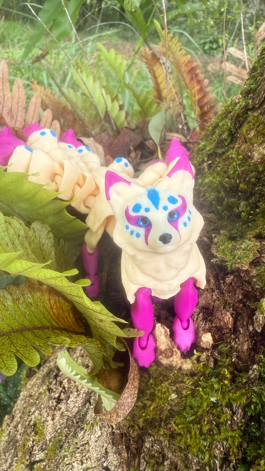 Hikari. FLEXI Nine Tailed Kitsune (Design by Kekreations 3D)