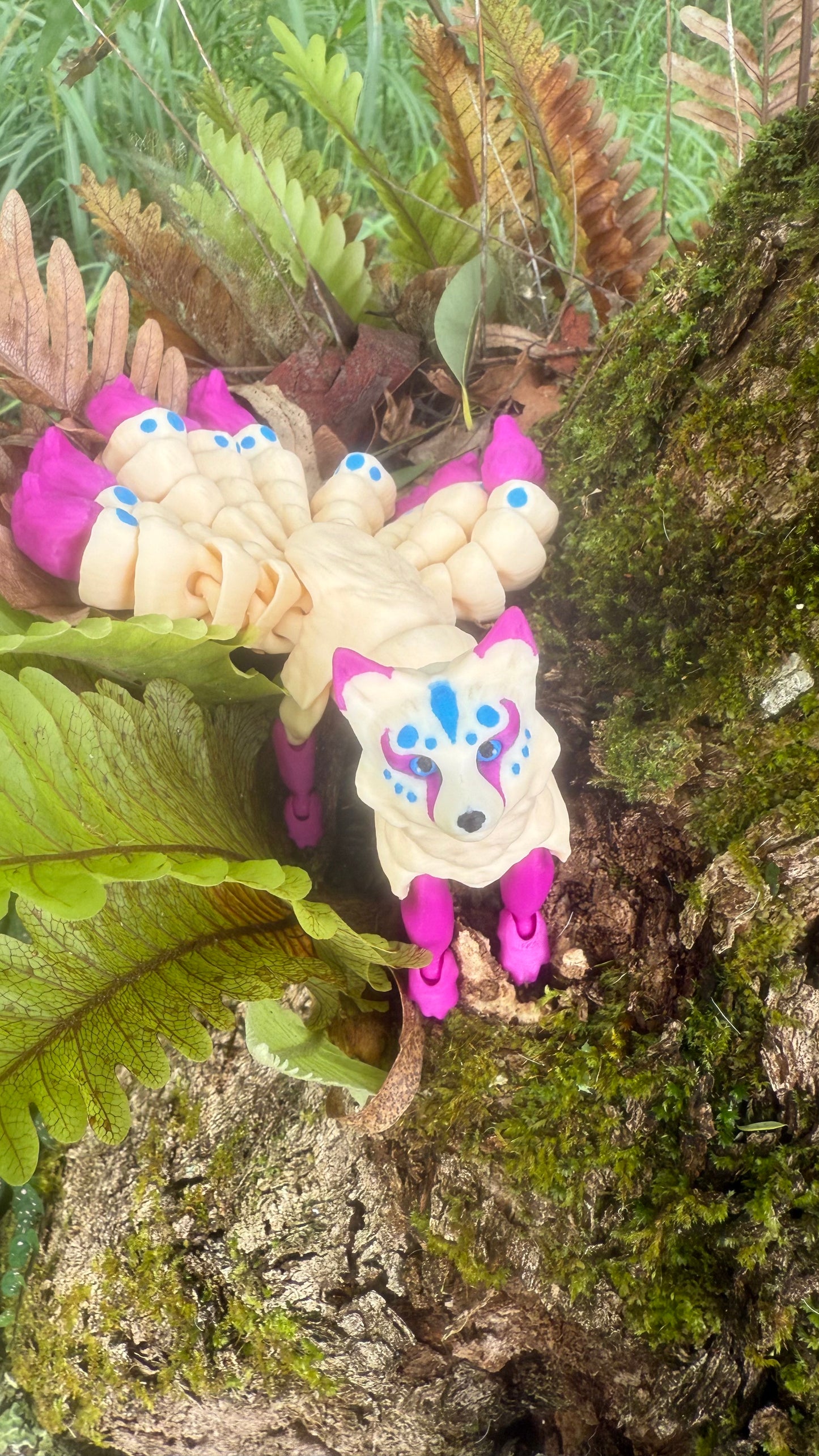 Hikari. FLEXI Nine Tailed Kitsune (Design by Kekreations 3D)
