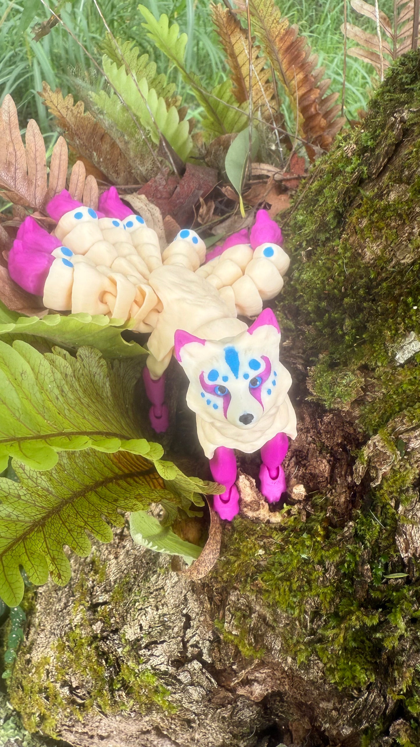 Hikari. FLEXI Nine Tailed Kitsune (Design by Kekreations 3D)